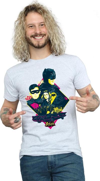 Image du produit Mens Batman TV Series Character Pop Art T-Shirt (3XL)