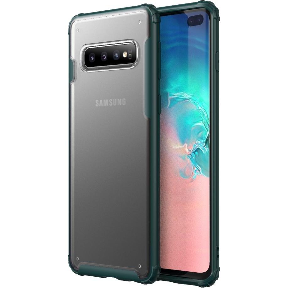 Screenguard Samsung Galaxy S10+ Anti-Impact Hülle mit 2m Fallschutz (Samsung Galaxy S10+), Smartphone Hülle, Grün