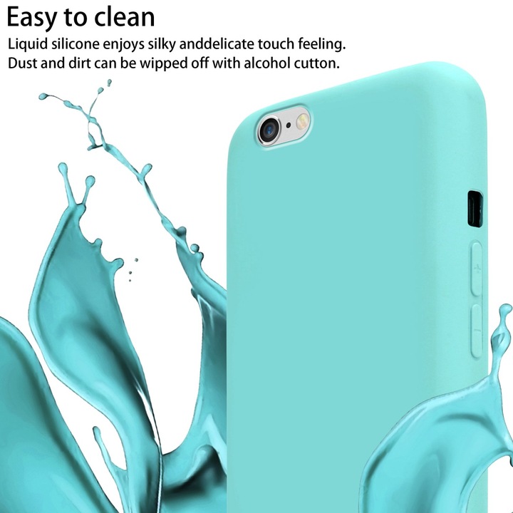 Actual product image Cadorabo TPU Cover Mobile Phone Chain Liquid (Apple iPhone 6)