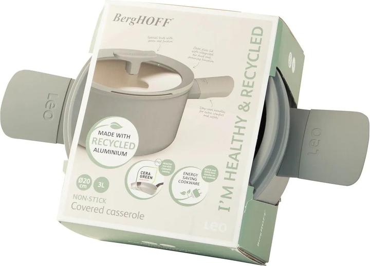 Produktbild BergHoff Leo Recycled Kookpot + Deksel 2 (Kochtopf, Aluminium, 20 x 16 cm)