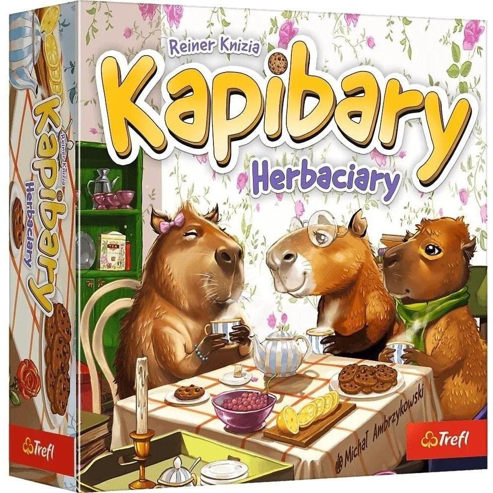 Konjac Sponge Capybara Tea Party Familienspiel
