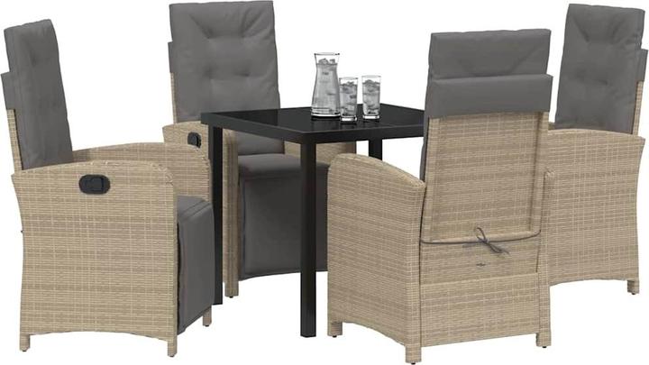 Produktbild vidaXL Garten Essgruppe (80 x 80 x 73 cm)