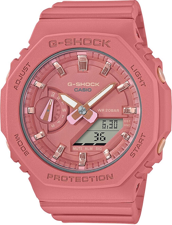 Casio GMA-S2100-4A2ER (Digitaluhr, Analoguhr, 43 mm)
