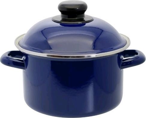 Produktbild Magni ELO Fleischtopf Royalblau emailliert 16cm 13216 (16 cm, Kochtopf, Emaille)