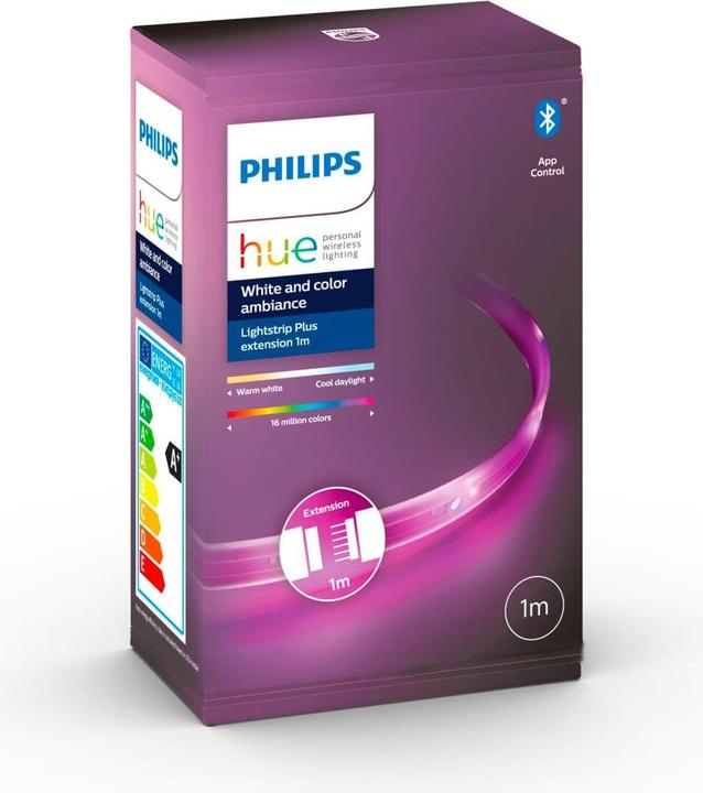 Actual product image Philips Hue Lightstrips BT Extension (RGBW, 100 cm, Indoor)