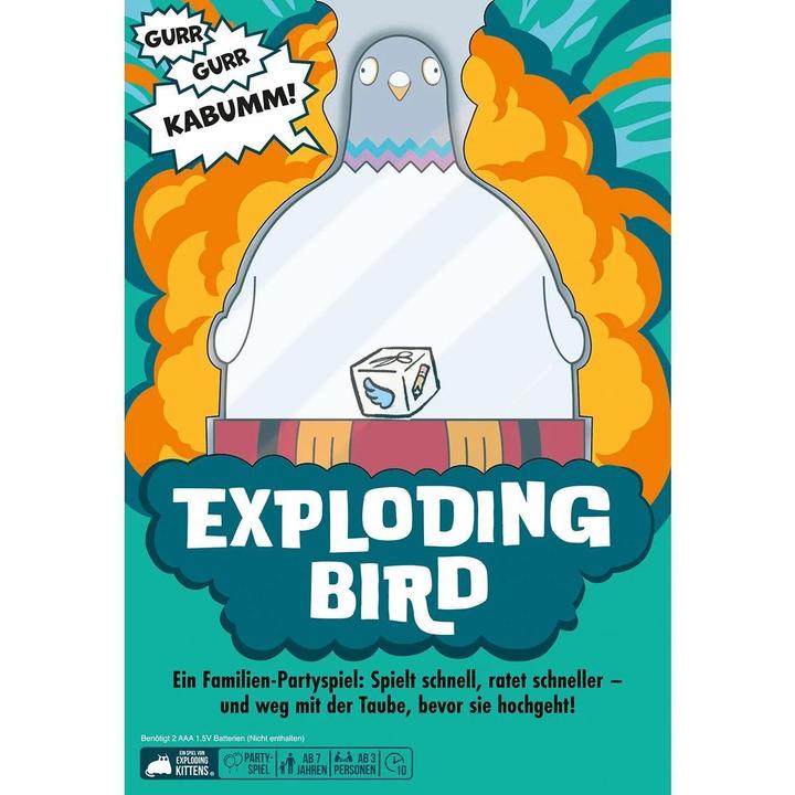 Actual product image Exploding Kittens Exploding Bird (German, 3 - 10 Players)