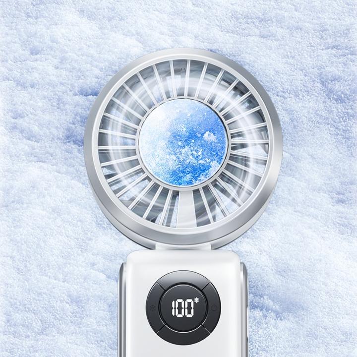 Actual product image Awei Handheld fan F39 Fast Ice white