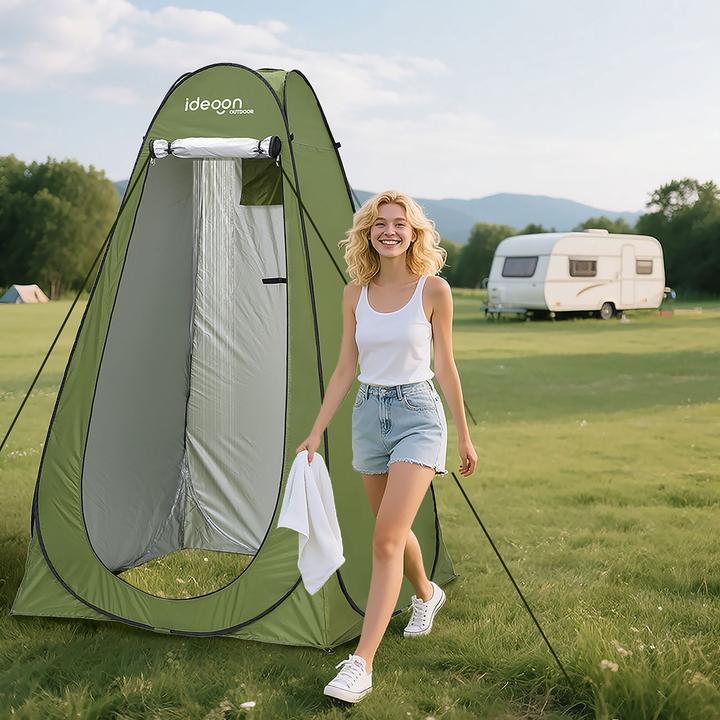 Produktbild Comfort Aid Pop-Up Toilettenzelt - Duschzelt & Umkleidezelt für Camping, Strand & Outdoor (Wurfzelt, 1.90 kg)