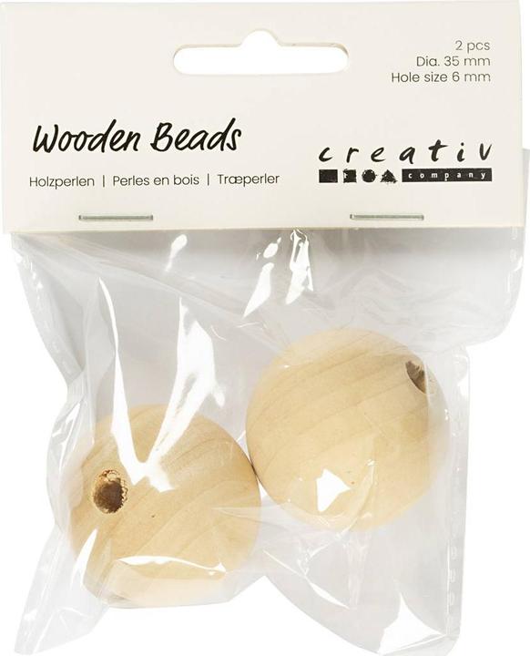 Actual product image Creativ Company Wood beads
