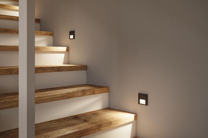 Produktbild Paulmann Wand Ebl Set Hf LED 1x1w (Tsaro Eckig Schwarz) (120 lm)