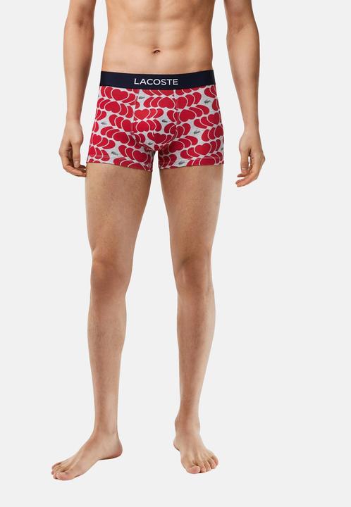 Produktbild Lacoste Boxershorts Trunks mit Print 3er Pack (XL, 3er Pack)