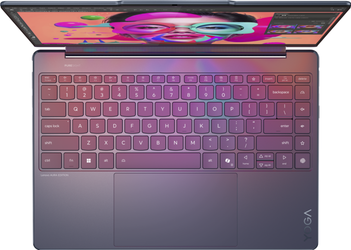 Immagine prodotto Lenovo Yoga 9 2-in-1 Aura Edition (14", Intel Core Ultra 7 258V, 32 GB, 1000 GB, CH)