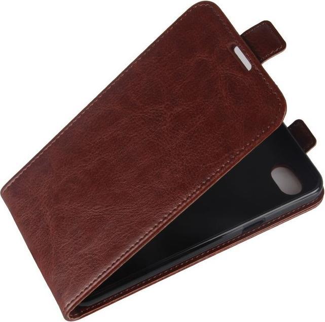 Produktbild MU Classic Leder Flip Cover mit Visitenkartenfach (LG Q6, LG Q6+)