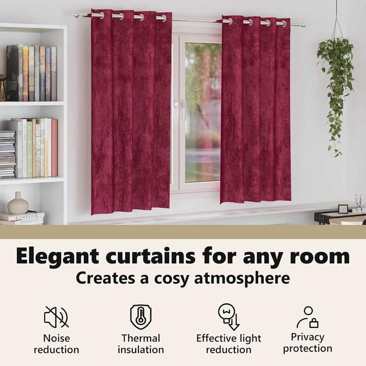 Actual product image vidaXL Curtains (140 x 175 cm)