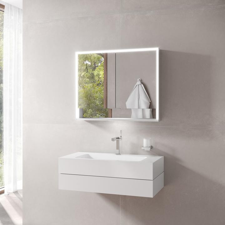 Produktbild Keuco Spiegelschrank ROYAL LUMOS 800x735x165mm sil-gebz-elo A++