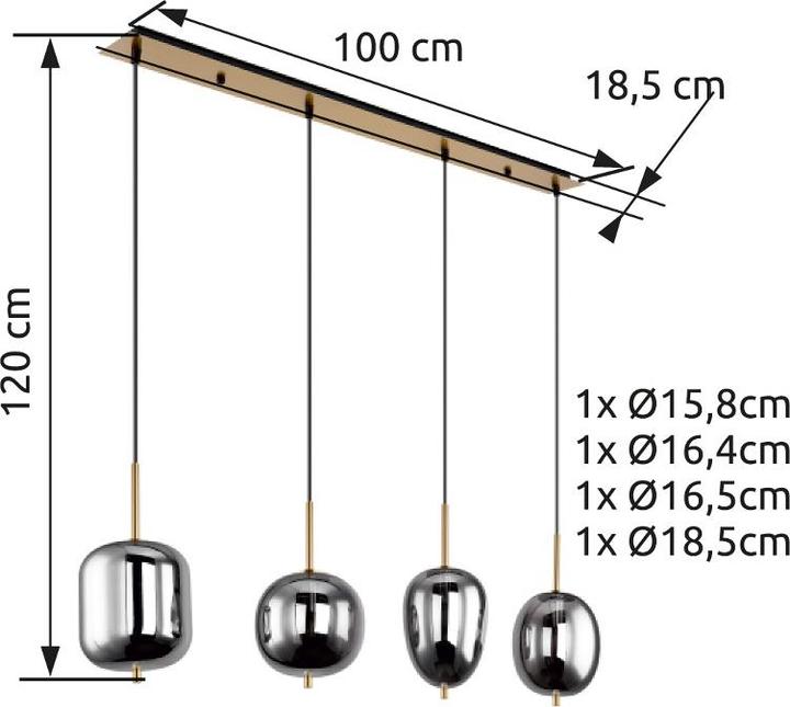 Produktbild Globo Blacky I (E14)