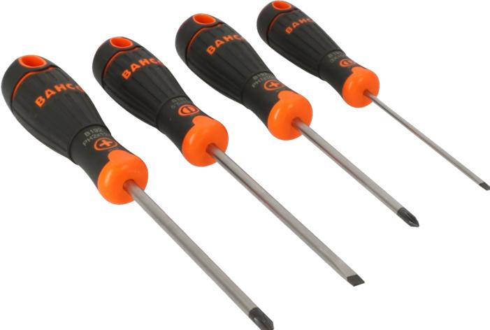 Produktbild Bahco 4pcs Screwdriver Set Slot/Ph (Phillipps-Kreuzschlitz (PH))
