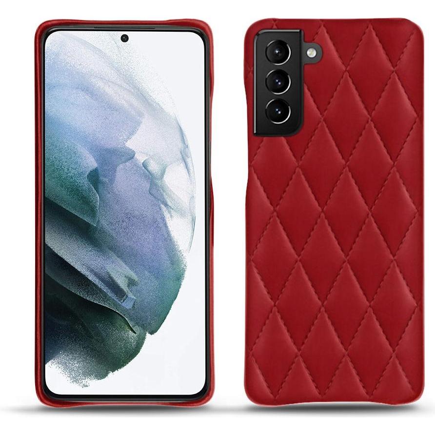 Noreve Lederschutzhülle (Samsung Galaxy S21+), Smartphone Hülle, Rot