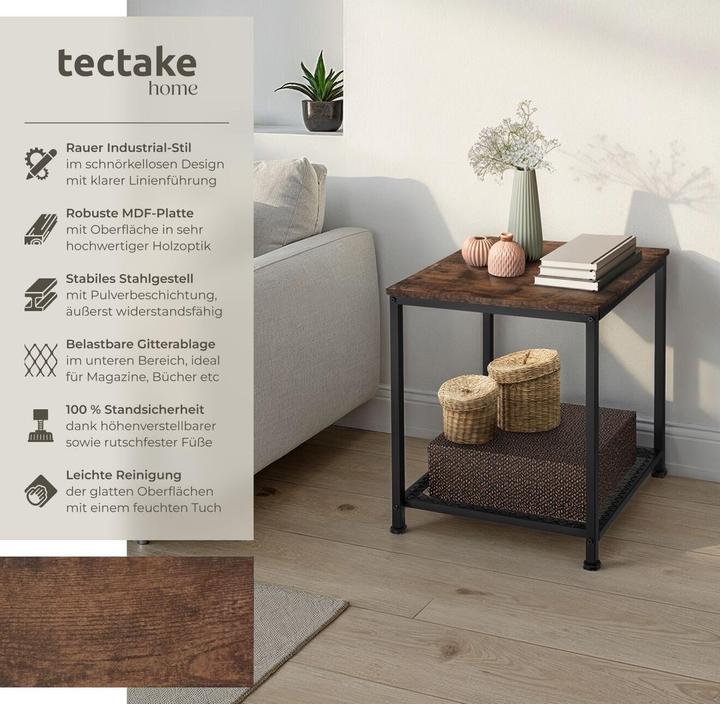 Image du produit tectake Table d’appoint Derby