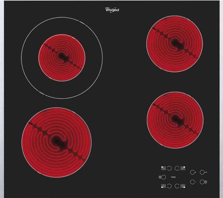 Whirlpool AKT 8130 BA Cooktop Integrated Ceramic 4 Zone(s)