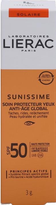 Produktbild Lierac SUNISSIME soin protecteur yeux SPF50 3 gr (Augenpflege Gel, 3 ml)