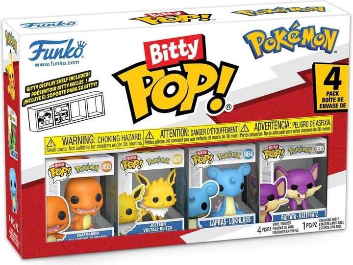 Actual product image Funko Bitty POP! 4 Pack Pokemon: Charmander