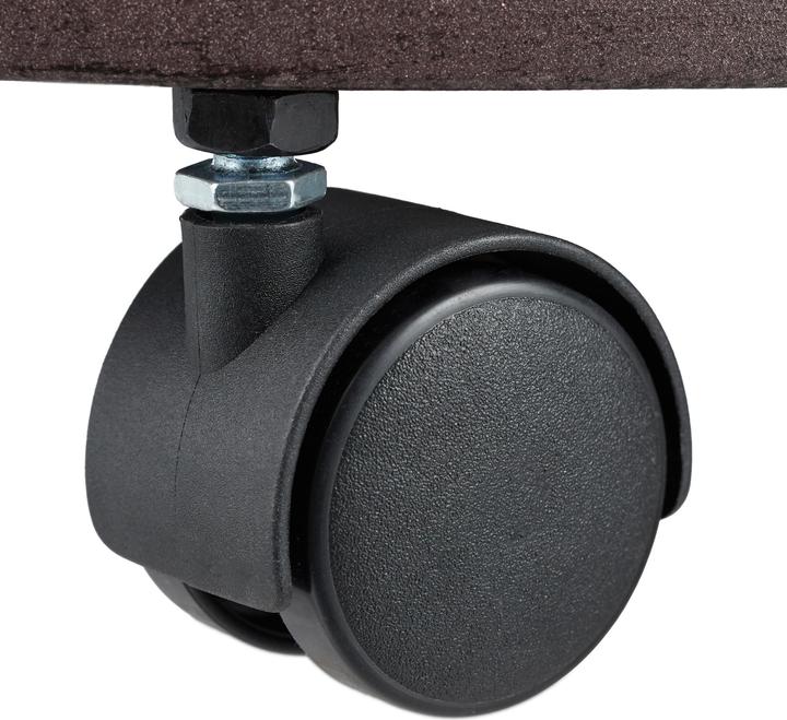 Image du produit Relaxdays Support roulant plantes rond, en métal