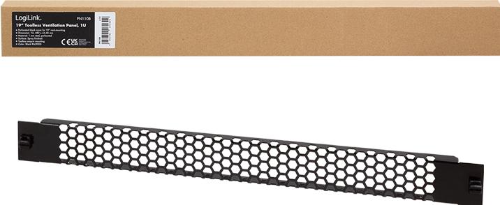Produktbild LogiLink NWSZ 19" Lüftungspanel 1U Black