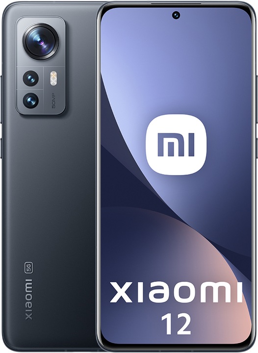 Xiaomi 12 (128 GB, Grau, 6.28", Dual SIM, 50 Mpx, 5G)