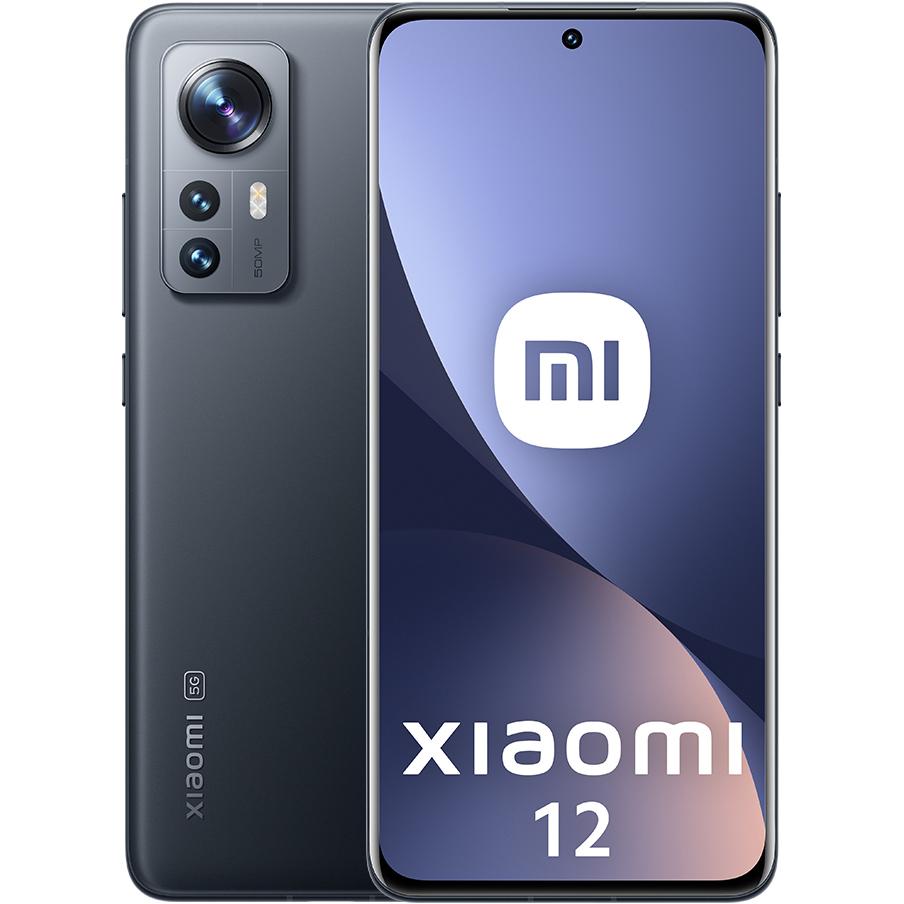 Xiaomi 12 (128 GB, Grau, 6.28", Dual SIM, 5G), Smartphone, Grau