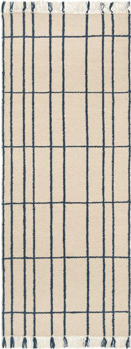 Bleu Indigo, Parchment/Indigo