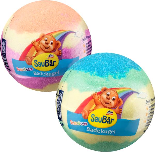 Image du produit dm SauBär Boule de bain enfant arc-en-ciel (Bombe de bain)