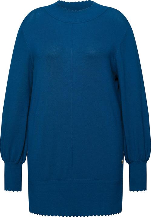 Produktbild Ulla Popken Pullover, Muschelsaum, Stehkragen, Langarm (56)