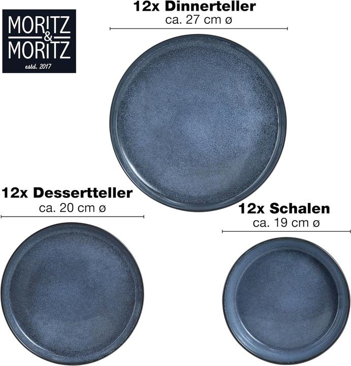 Actual product image Moritz & Moritz Vida crockery set (36 pcs.)