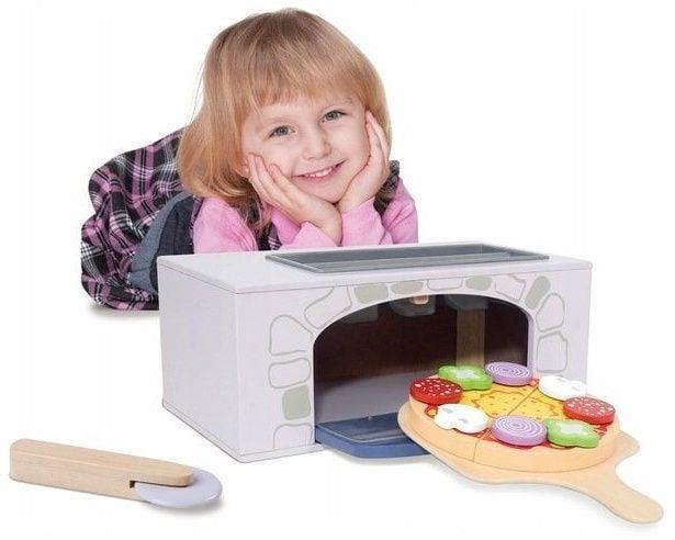 Actual product image EcoToys TOY WOODEN PIZZA KIT 4333