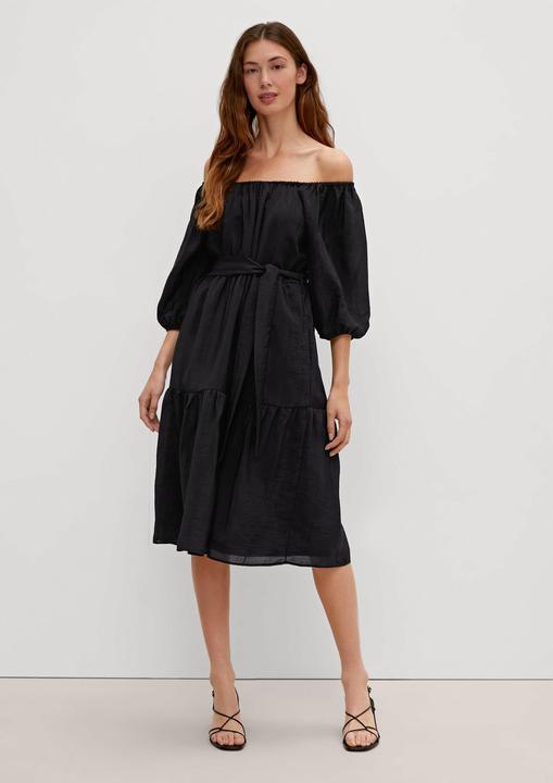 Image du produit Comma Kleid Stufenkleid mit Allover-Muster (40)