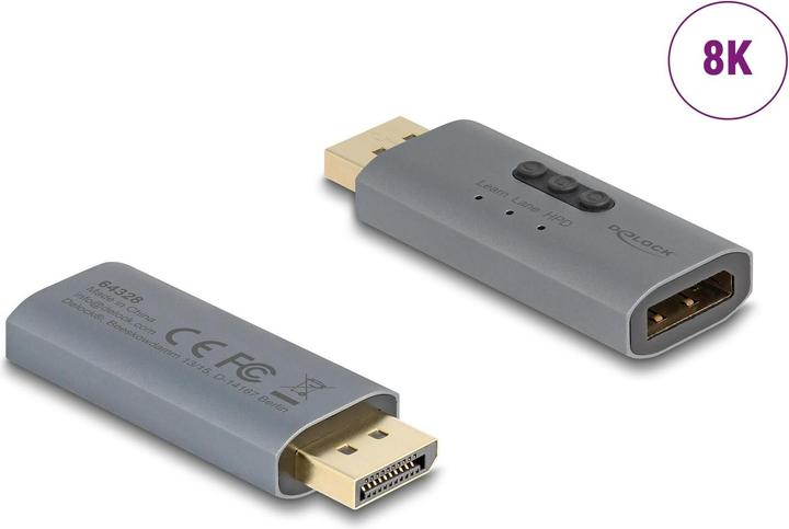 Delock DisplayPort EDID Emulator 8K (6.28 cm)
