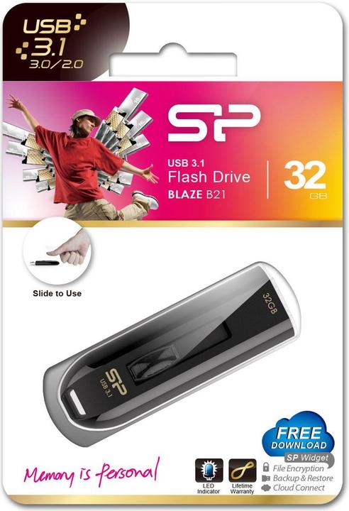 Image du produit Silicon Power Blaze B21 (32 Go, USB-A)