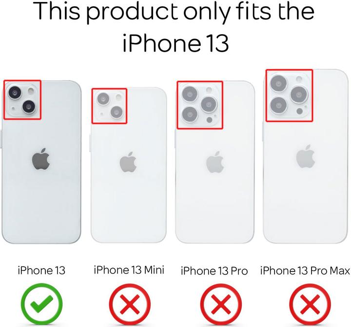 Actual product image Nalia Ring glitter silicone sleeve (Apple iPhone 13)