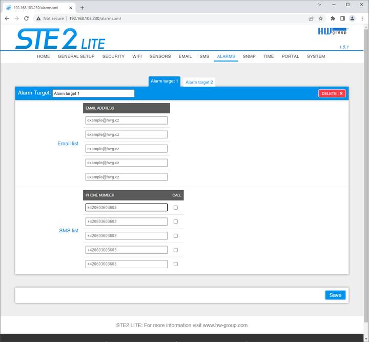 Image du produit HW Group Thermomètre réseau STE2 Lite Wlan / Lan