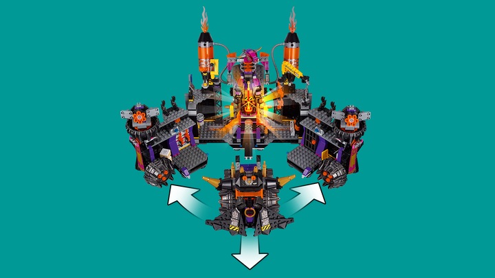Actual product image LEGO The glowing foundry (80016, LEGO Monkie Kid)