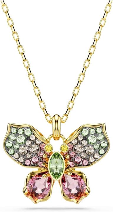 Actual product image Swarovski Idyllia Halskette Verschiedene Schliffe Pavé Schmetterling Mehrfarbig (Swarovski Metal)