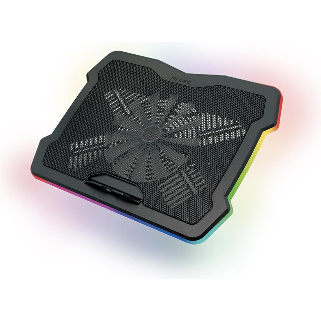 Antec Hyperflow RGB Laptop Kühlpad, Supporto per notebook, Nero