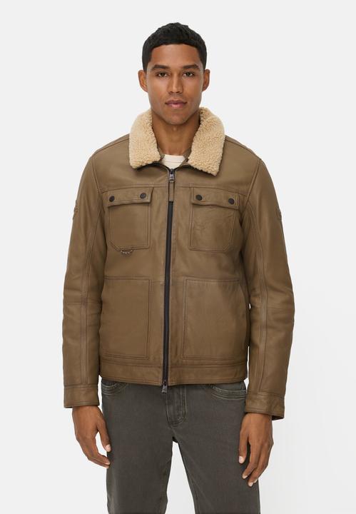 Immagine prodotto Camel Active Leder Fieldjacke mit Brusttaschen (58)