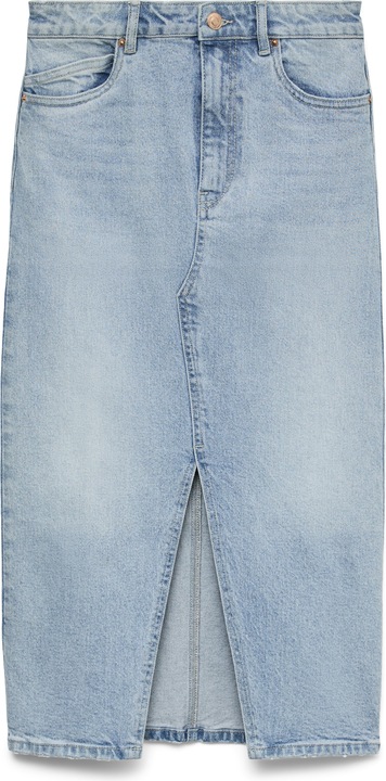 Vero Moda VMVERI Hohe Taille Langer Rock Jeansrock