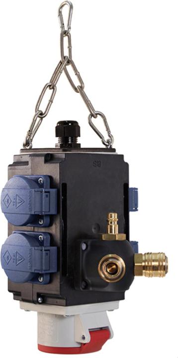 Image du produit Bachmann ENERGY WURFEL 4xCEE7/3 1xCEE IP44 air comprimé 1in 2out (5x, CEE 7/3)
