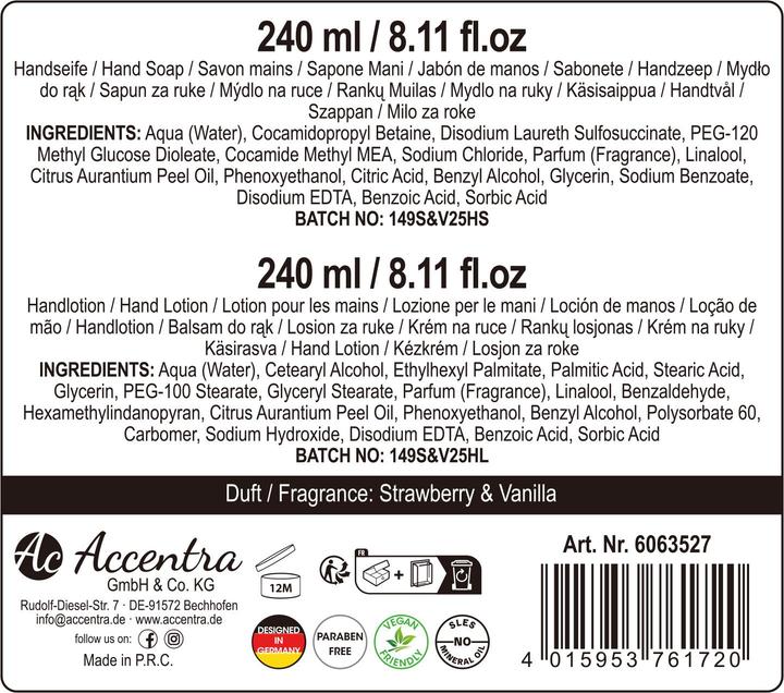 Produktbild Accentra Handpflegeset ESSENTIAL BOTANICALS
