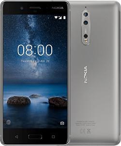 Actual product image Nokia 8 (64 GB, Stainless steel, 5.30", Single SIM, 4G)