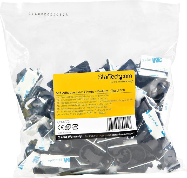 Actual product image StarTech Cable clamps