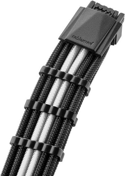 Image du produit CableMod Câble RT-Series Pro ModMesh 12VHPWR vers 3x PCI-e pour ASUS/Seasonic - 60cm, noir/blanc